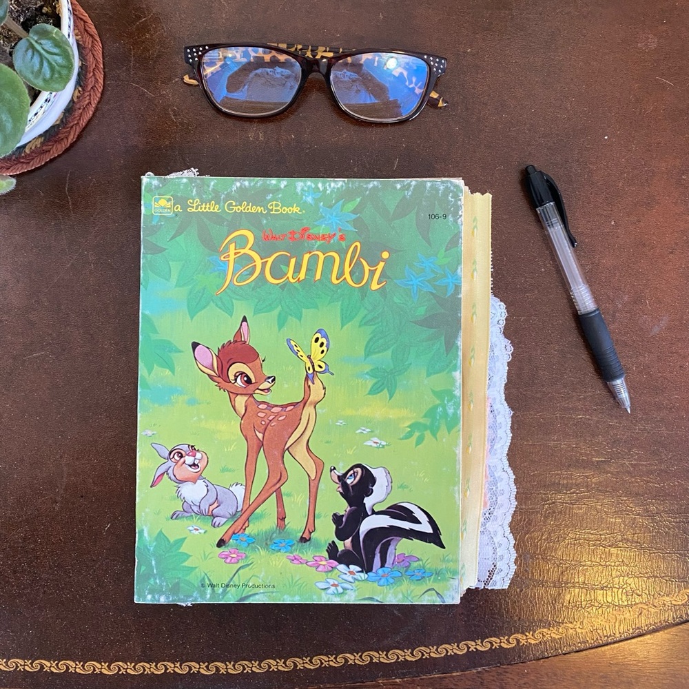 Handmade Vintage Little Golden Book Joirnal